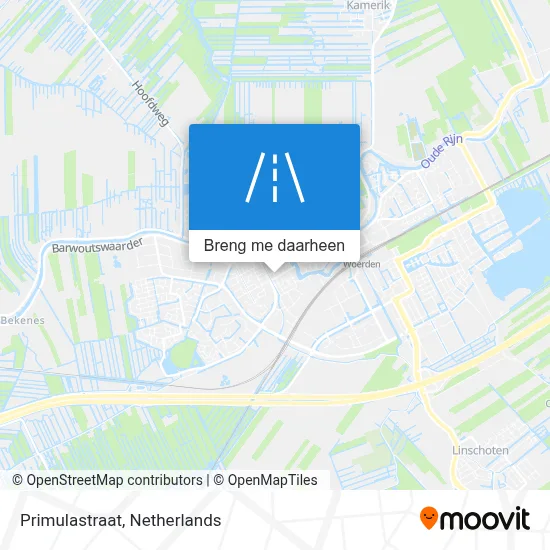 Primulastraat kaart