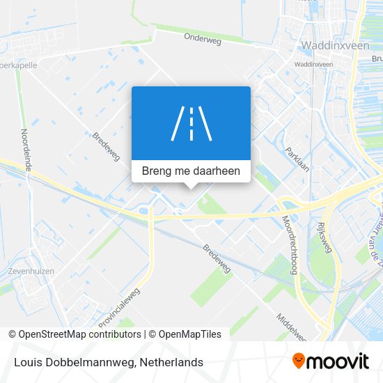 Louis Dobbelmannweg kaart