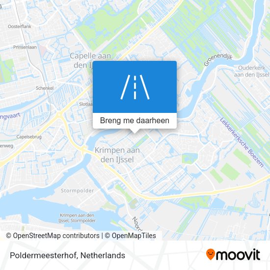 Poldermeesterhof kaart
