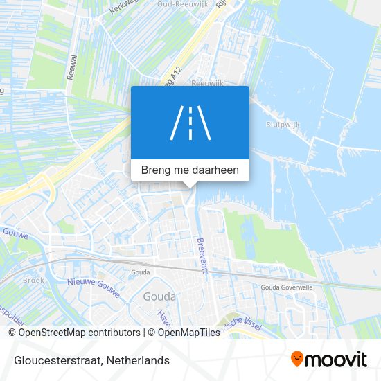 Gloucesterstraat kaart