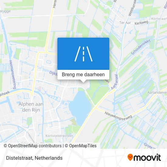 Distelstraat kaart