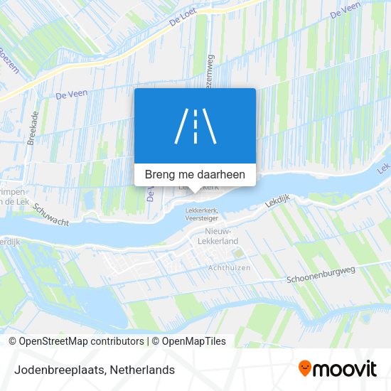 Jodenbreeplaats kaart