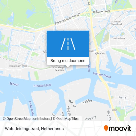 Waterleidingstraat kaart