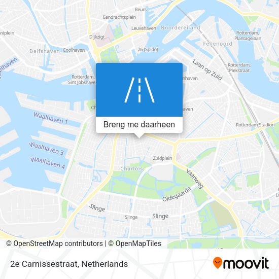 2e Carnissestraat kaart