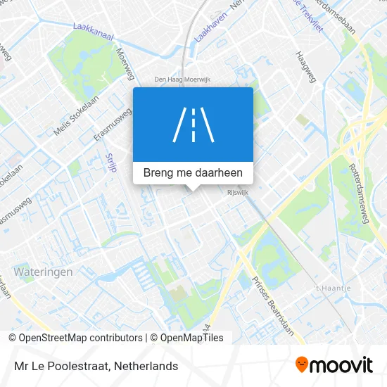Mr Le Poolestraat kaart