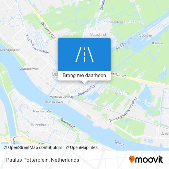 Paulus Potterplein kaart