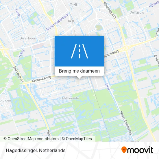 Hagedissingel kaart