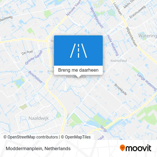 Moddermanplein kaart