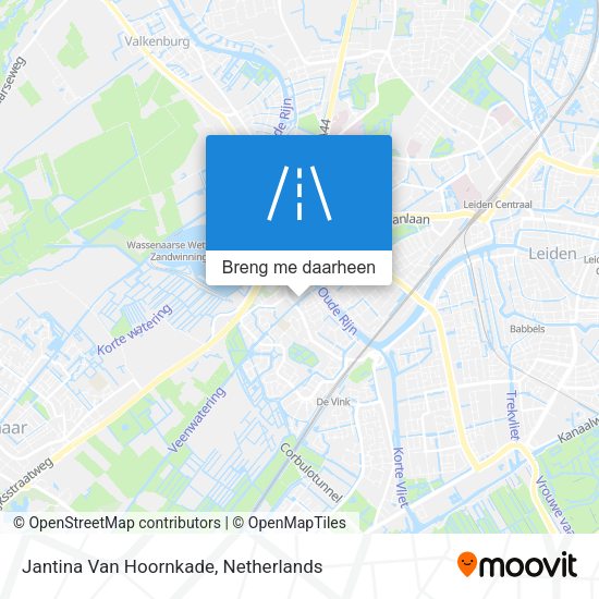 Jantina Van Hoornkade kaart