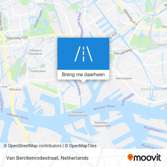 Van Berckenrodestraat kaart