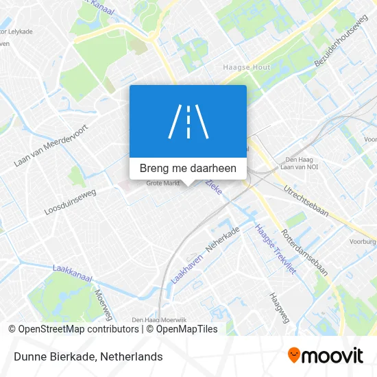 Dunne Bierkade kaart