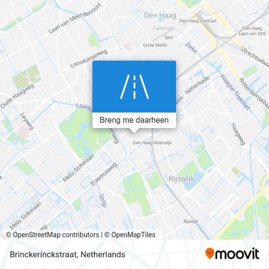 Brinckerinckstraat kaart