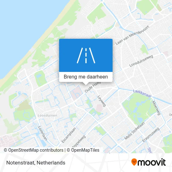 Notenstraat kaart