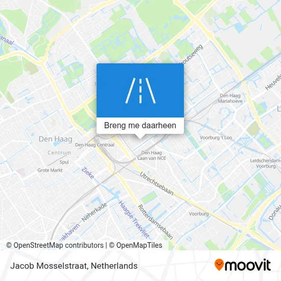 Jacob Mosselstraat kaart