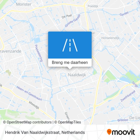 Hendrik Van Naaldwijkstraat kaart