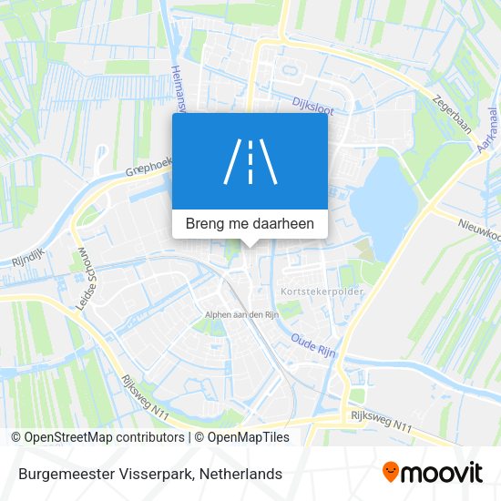 Burgemeester Visserpark kaart