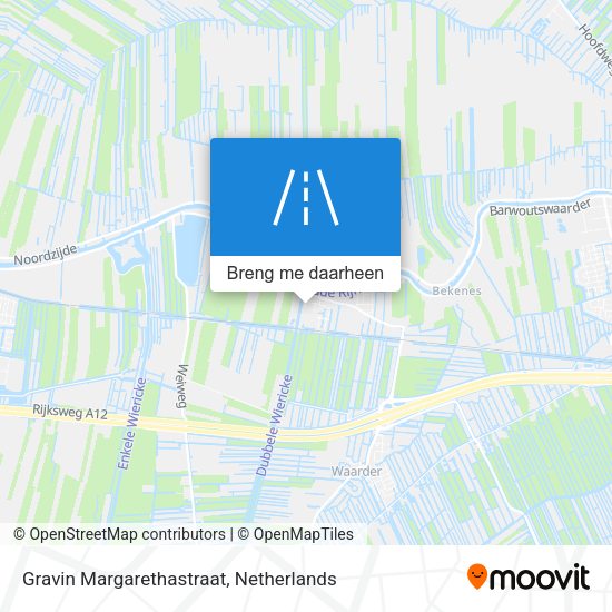 Gravin Margarethastraat kaart
