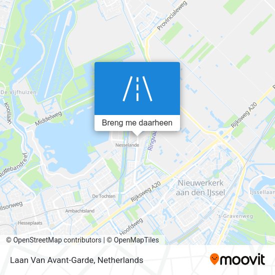 Laan Van Avant-Garde kaart