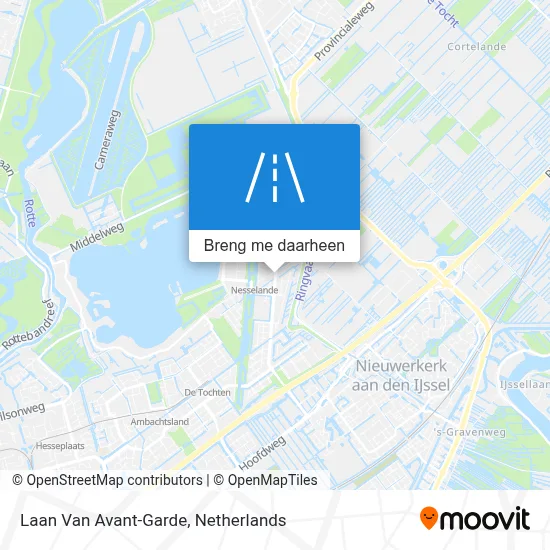 Laan Van Avant-Garde kaart