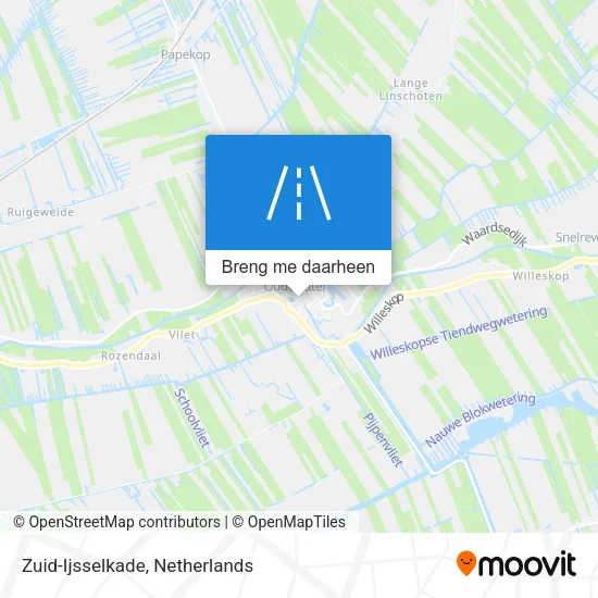 Zuid-Ijsselkade kaart