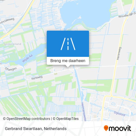 Gerbrand Swartlaan kaart