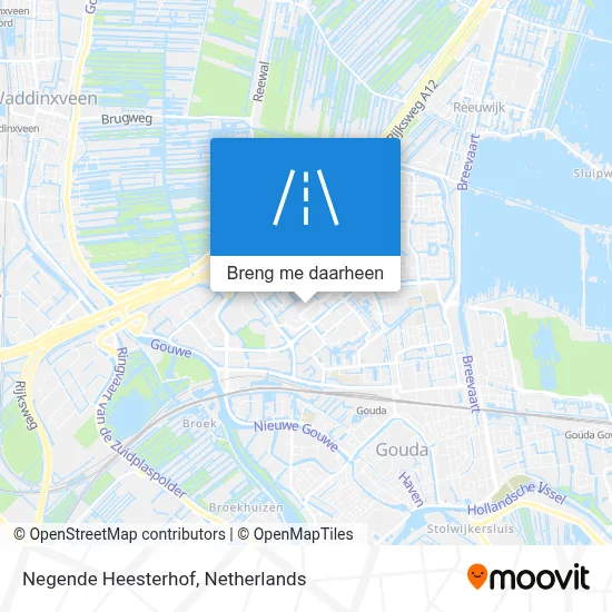 Negende Heesterhof kaart