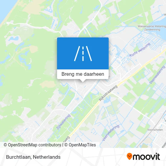 Burchtlaan kaart