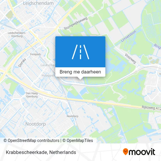 Krabbescheerkade kaart
