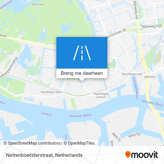 Nettenboetsterstraat kaart