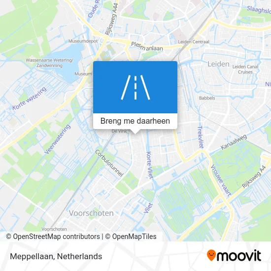 Meppellaan kaart