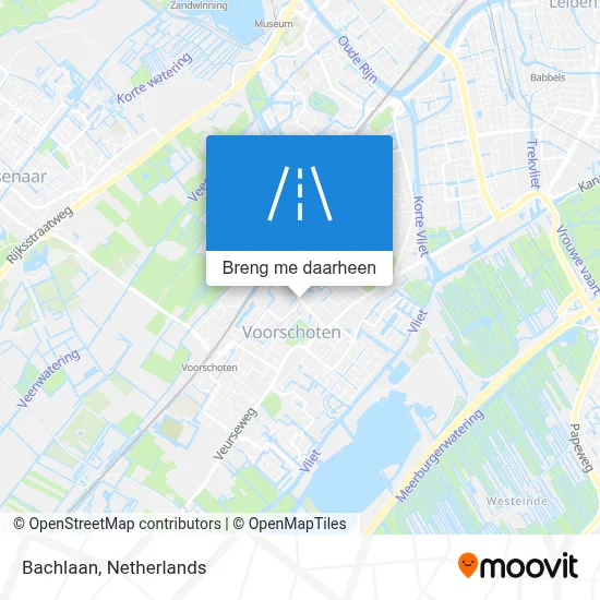Bachlaan kaart