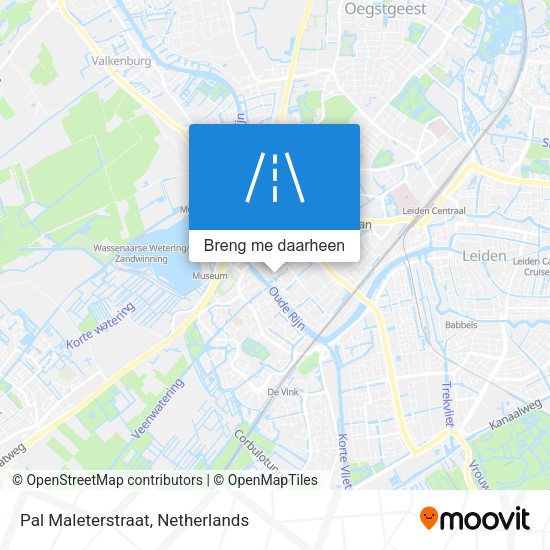 Pal Maleterstraat kaart