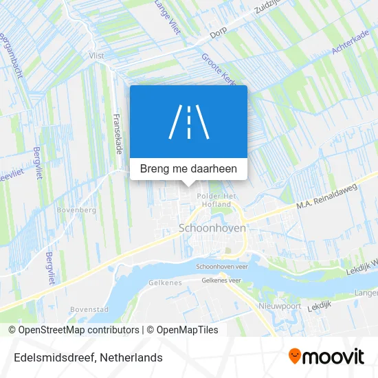 Edelsmidsdreef kaart