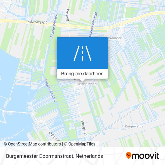 Burgemeester Doormanstraat kaart