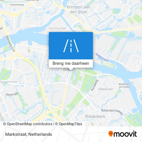 Markstraat kaart