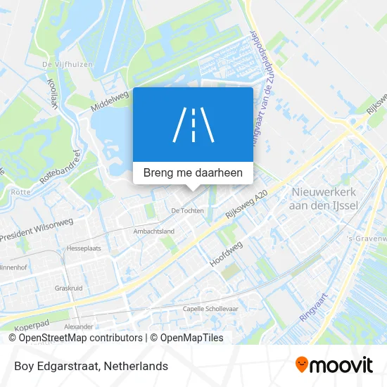 Boy Edgarstraat kaart