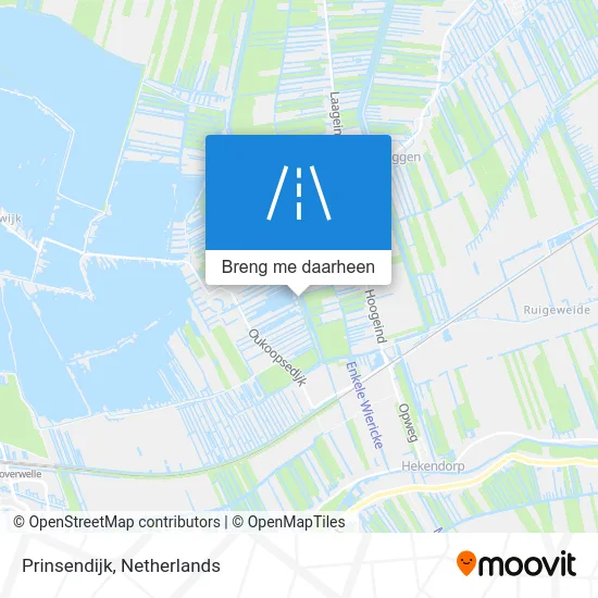 Prinsendijk kaart