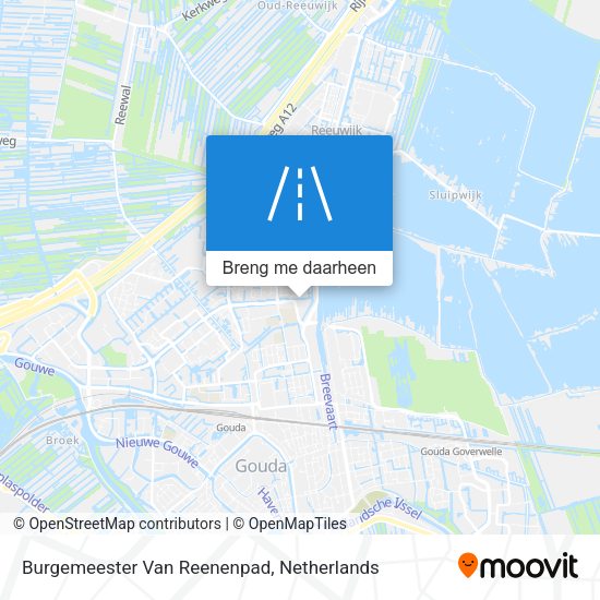 Burgemeester Van Reenenpad kaart