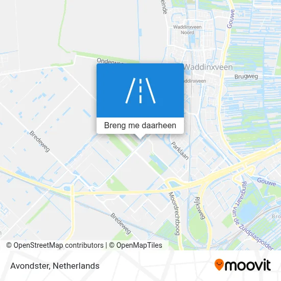 Avondster kaart