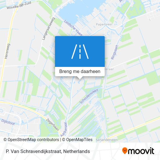 P. Van Schravendijkstraat kaart