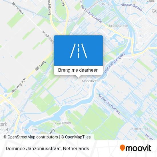 Dominee Janzoniusstraat kaart