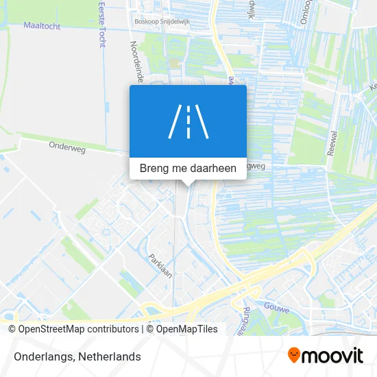 Onderlangs kaart