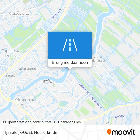 Ijsseldijk-Oost kaart