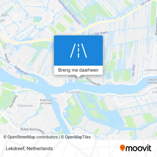 Lekdreef kaart