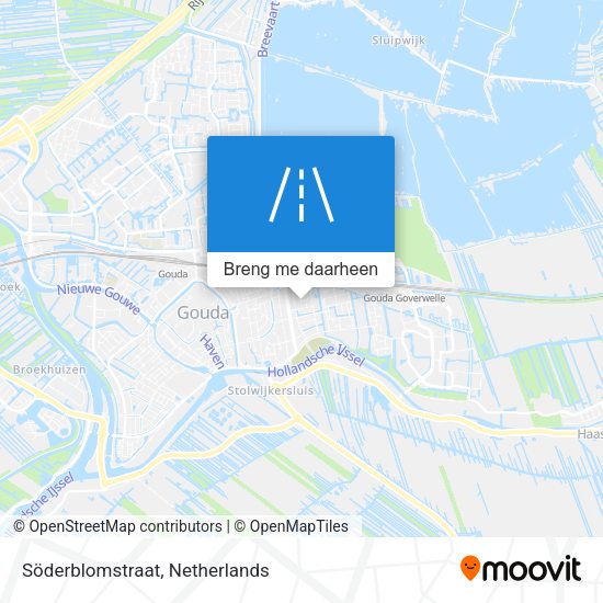 Söderblomstraat kaart