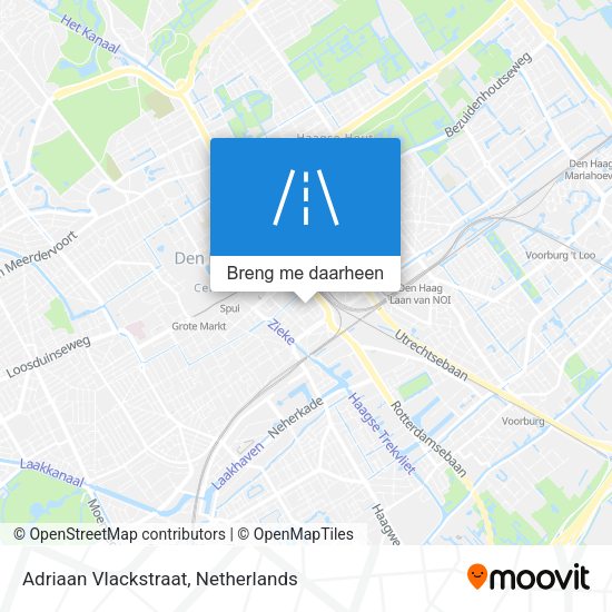 Adriaan Vlackstraat kaart
