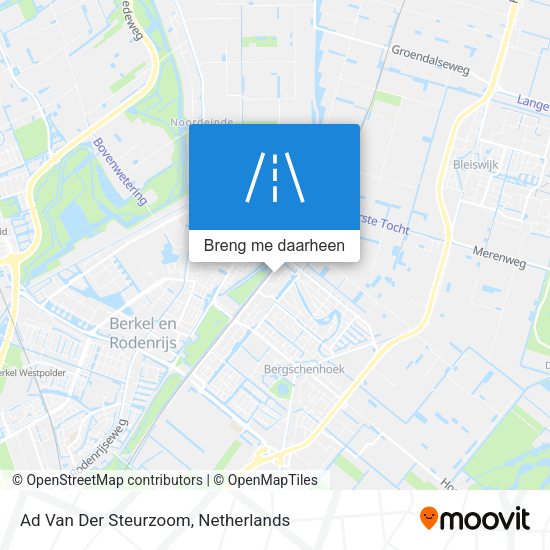 Ad Van Der Steurzoom kaart
