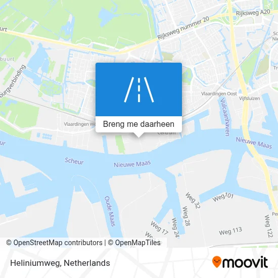 Heliniumweg kaart
