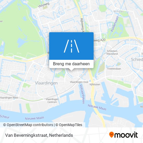 Van Beverningkstraat kaart