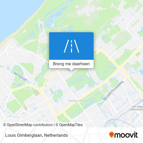 Louis Gimberglaan kaart